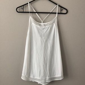 White Lululemon Tank